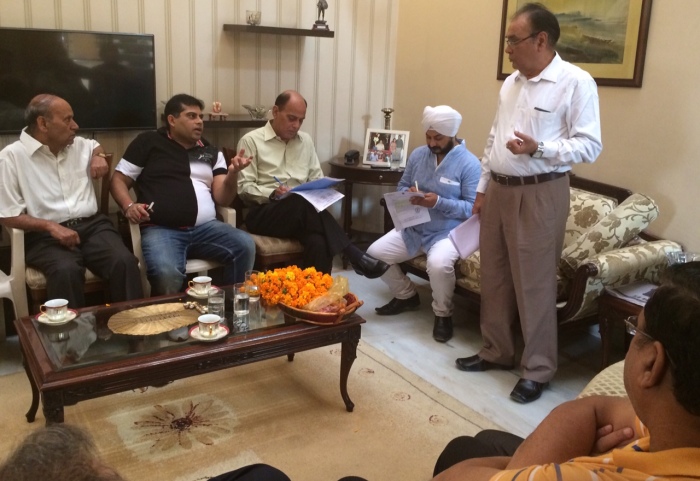 RWA meeting in Shankar Garden